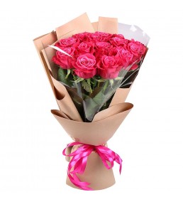 15 Adet Pembe Buket