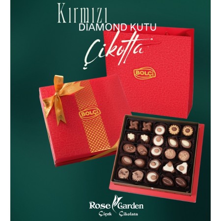 Kırmızı Diamond Çikolata