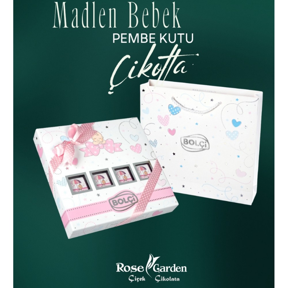 Madlen Pembe Bebek Çikolatası